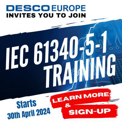 Desco Europe - IEC 61340-5-1 Training Invite