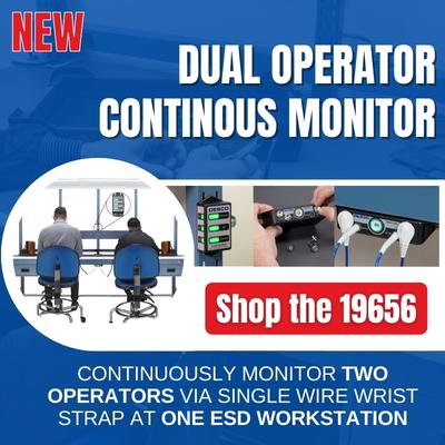 Desco Europe New 19656 Dual Operator Monitor